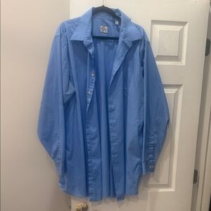 Geoffrey Beene Men's Blue Dress Shirt